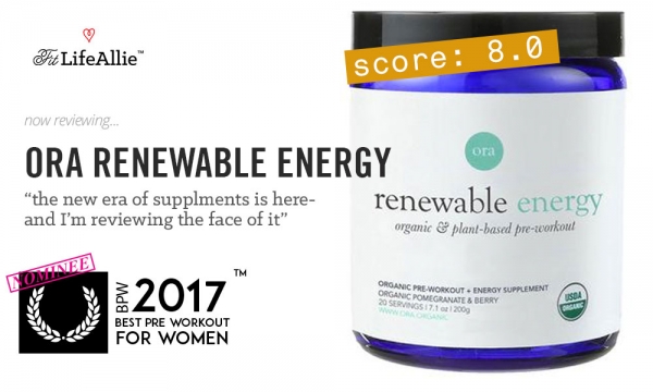 Ora Renewable Energy Review: The Prius of Pre Workout?