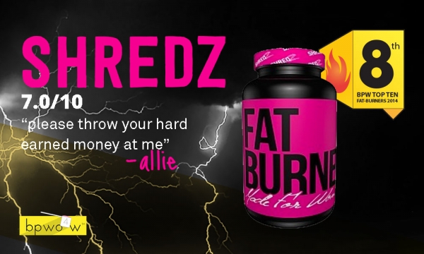 shredz fat burner for women review