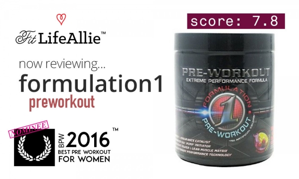Formulation1 Pre Workout Review: A Strangely Good Booster